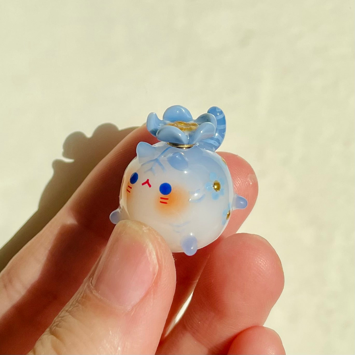 (Fidget Spinner) Blue Tiger