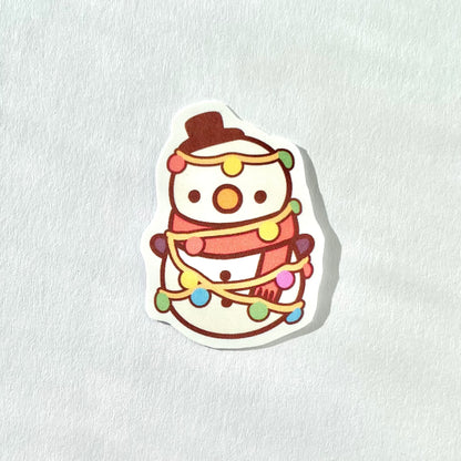 Christmas Light Snowman