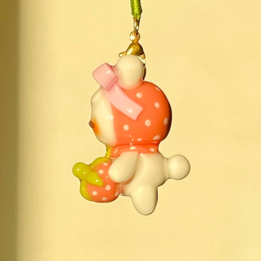 (Catalogue) Pink Bow Strawberry Bun