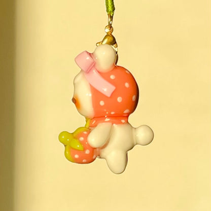 (Catalogue) Pink Bow Strawberry Bun