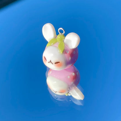 Strawberry Bunny Head