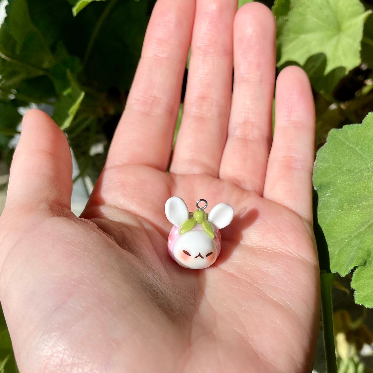 Strawberry Bunny Head