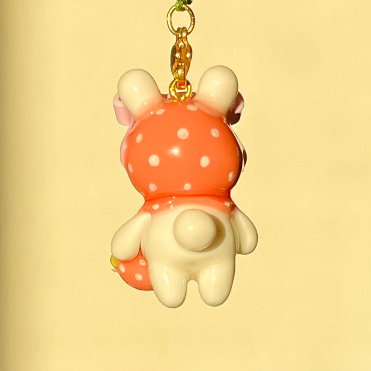 (Catalogue) Pink Bow Strawberry Bun
