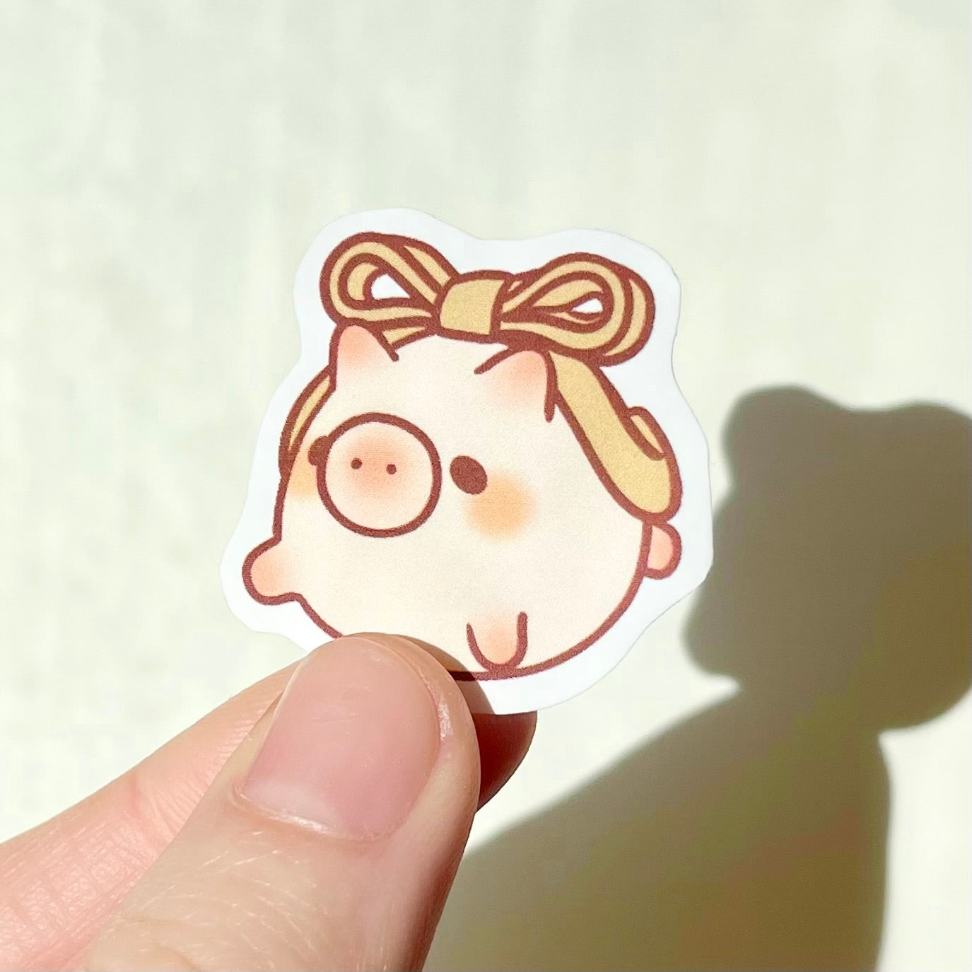 Green Bow Pig