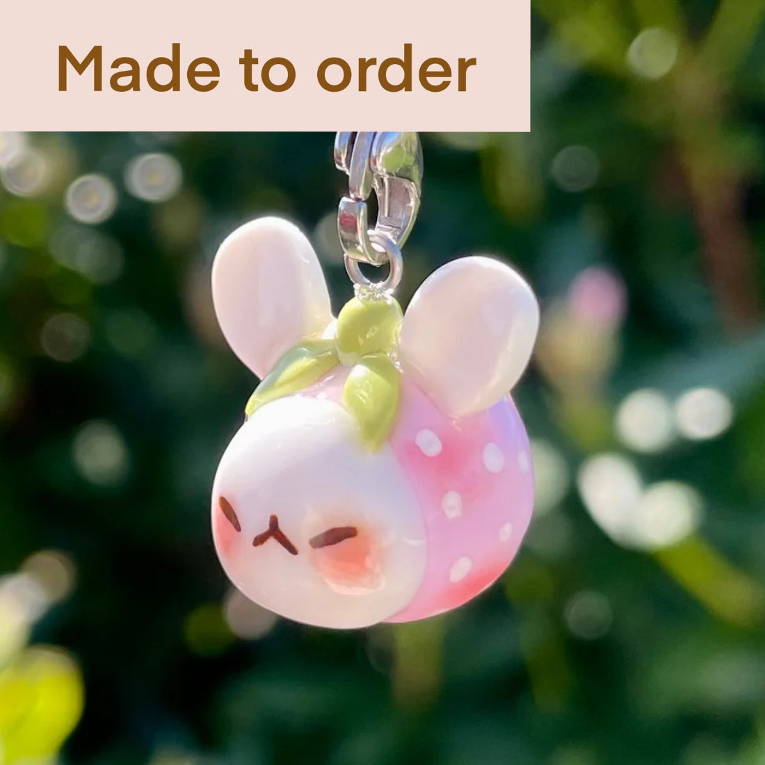 Strawberry Bunny Head