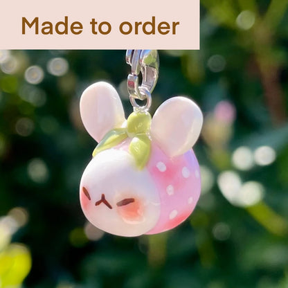 Strawberry Bunny Head