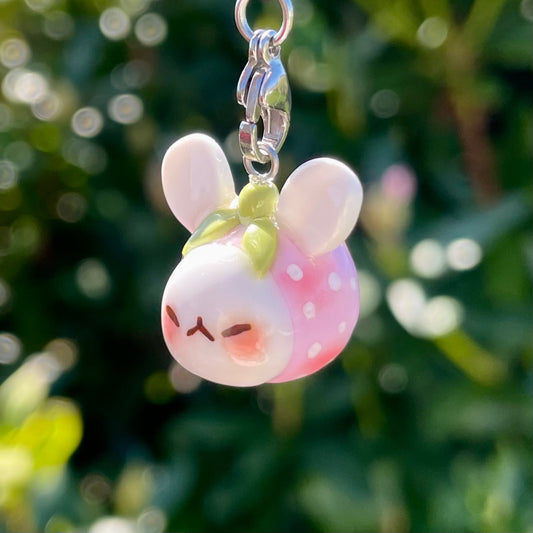 Strawberry Bunny Head