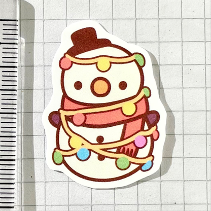 Christmas Light Snowman