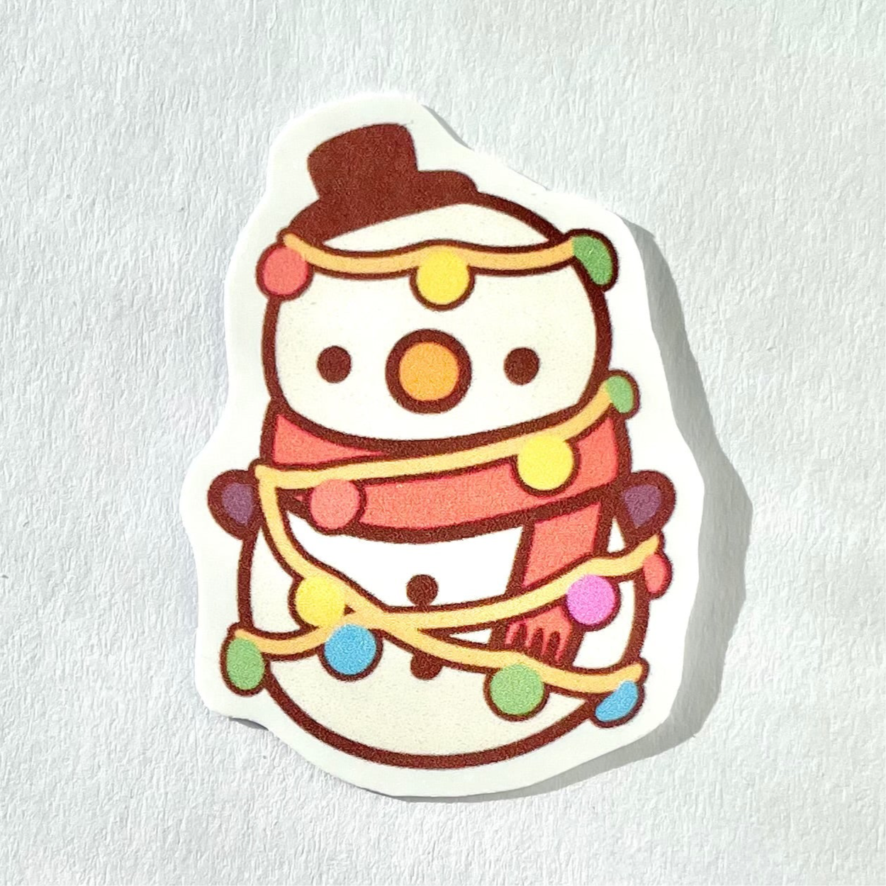 Christmas Light Snowman