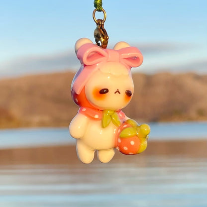(Catalogue) Pink Bow Strawberry Bun
