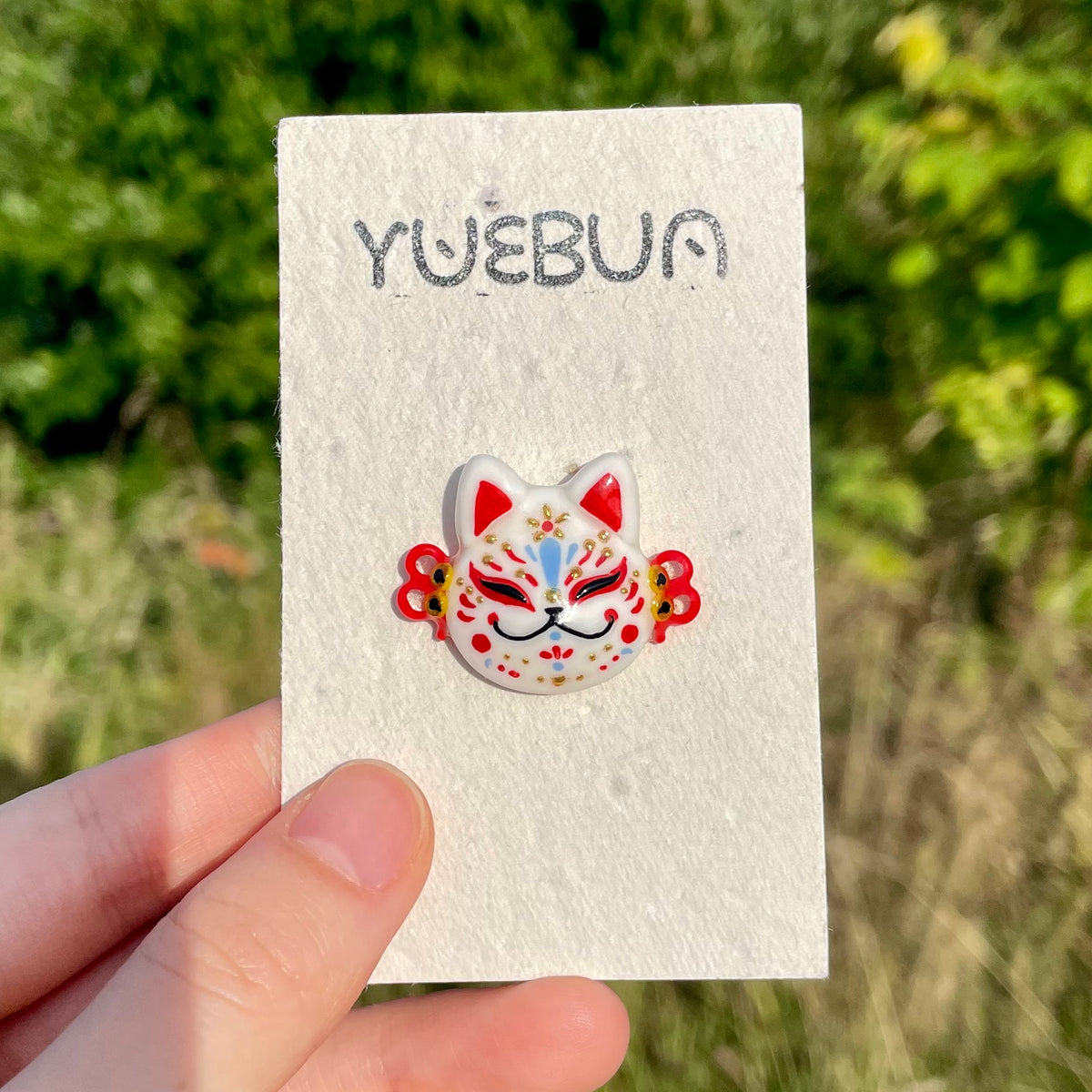 Fox Mask Pin