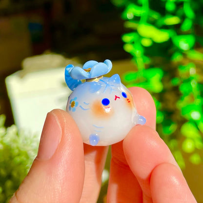 (Fidget Spinner) Blue Tiger