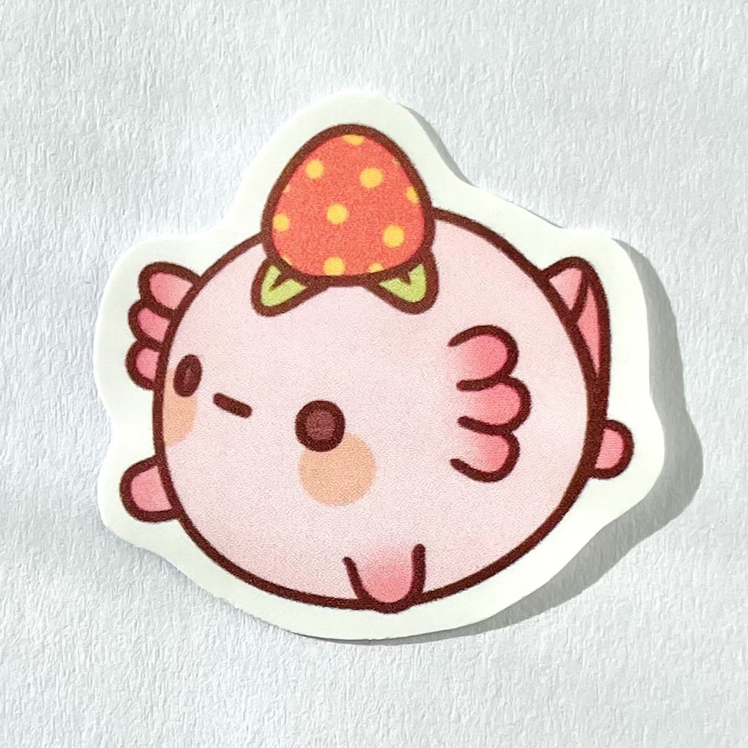Strawberry Axolotl