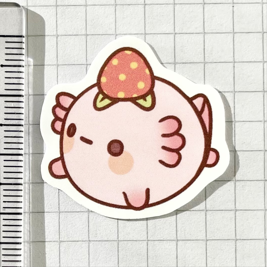 Strawberry Axolotl