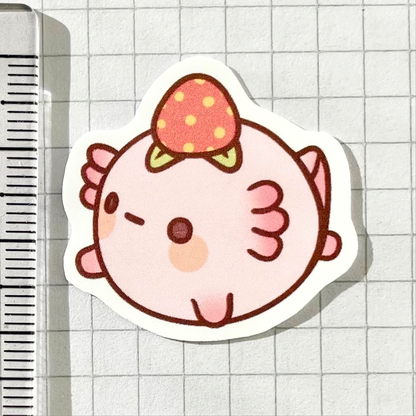 Strawberry Axolotl