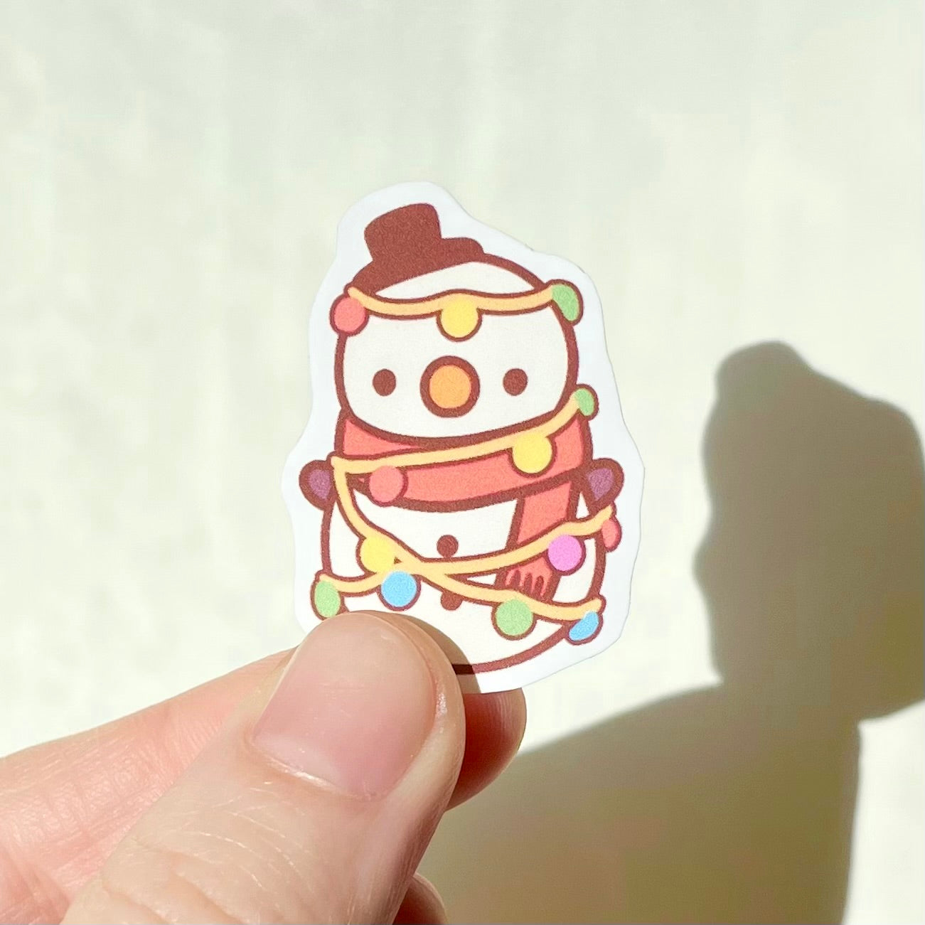 Christmas Light Snowman