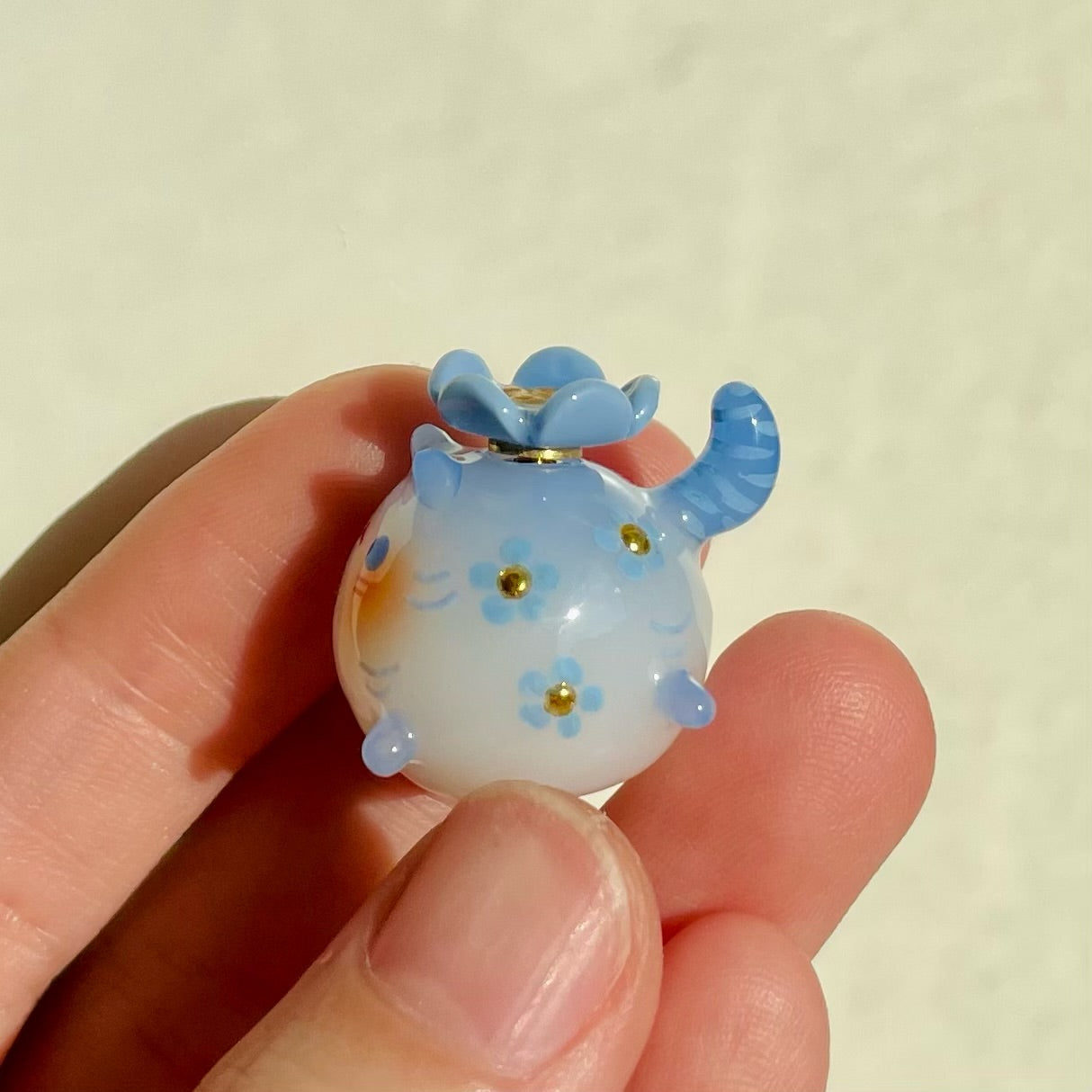 (Fidget Spinner) Blue Tiger