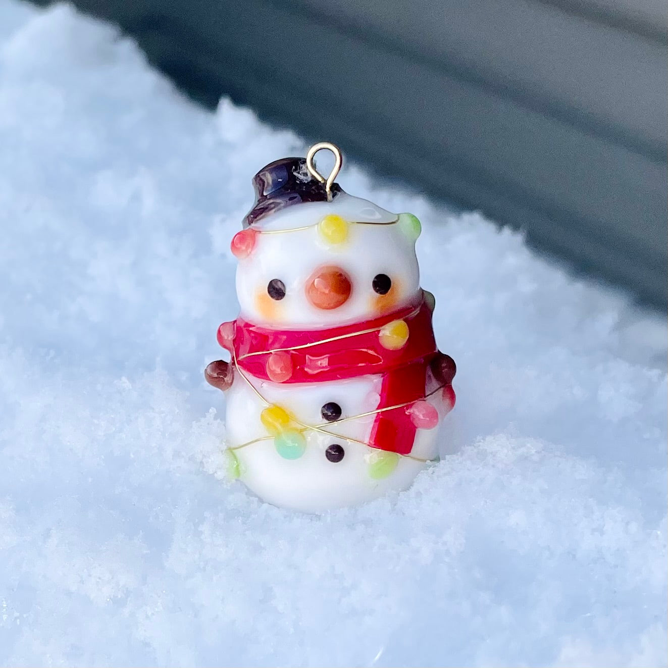 Christmas Light Snowman